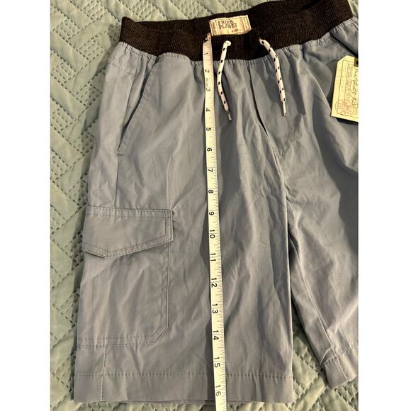NEW WITH TAGS BOYS FREE PLANET BLUE CARGO DRAW STRING SHORTS SIZE 12 - Picture 7 of 8